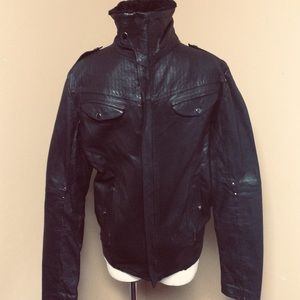 Men’s Skingraft leather jacket Sz M